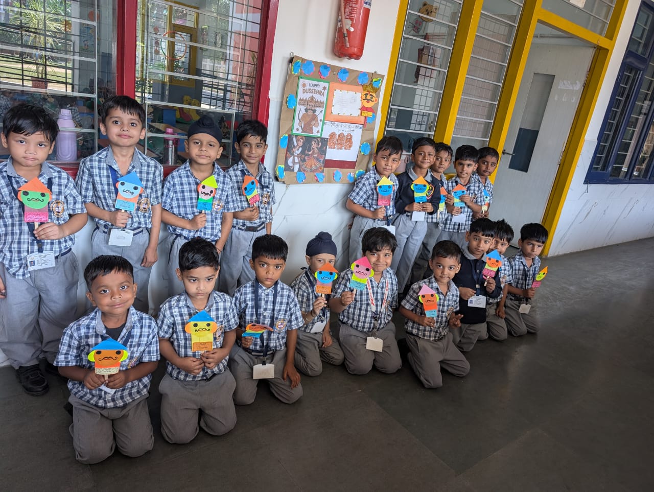 Seedlings B students enjoying festive activities