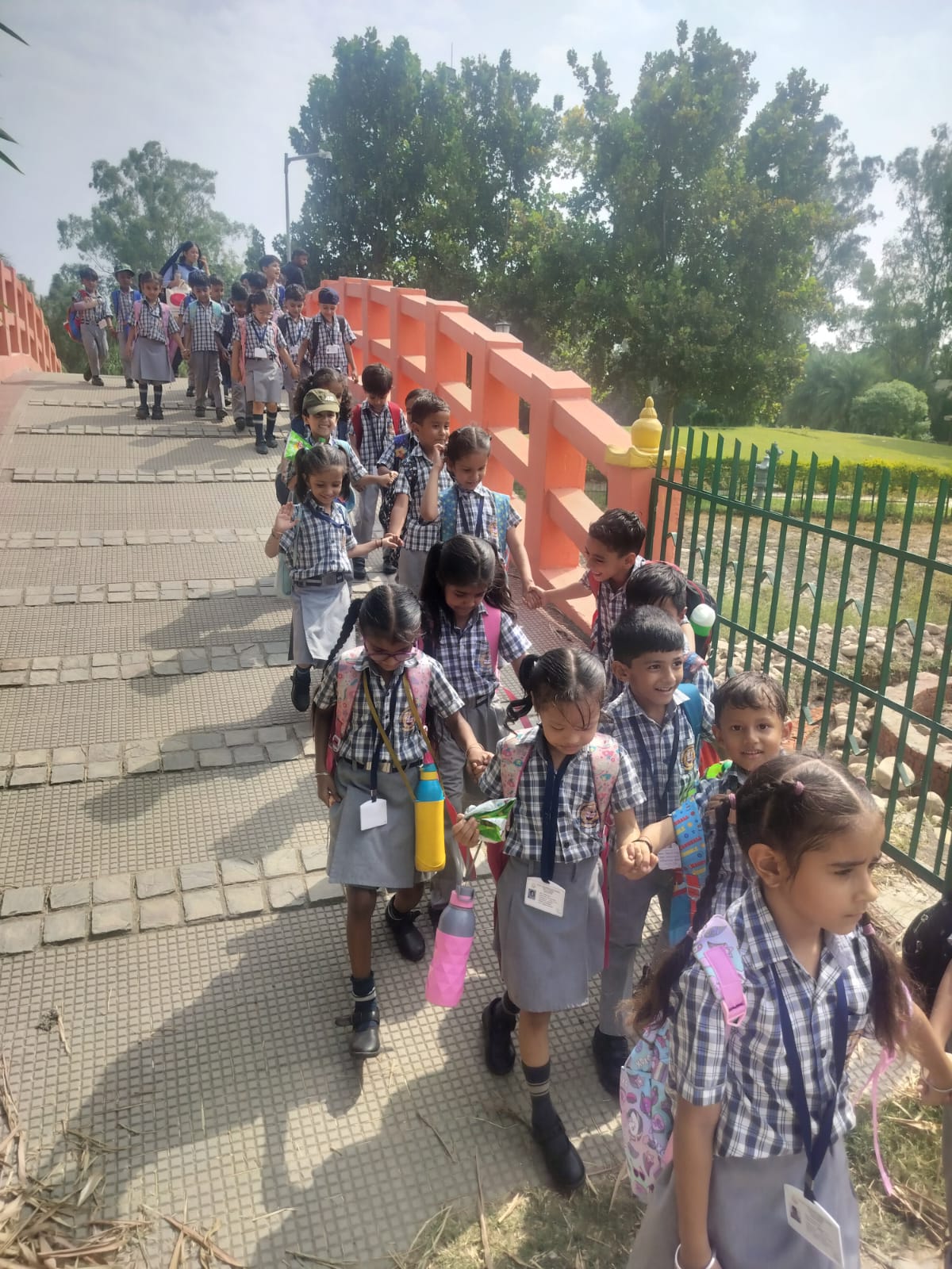 Kindergarten educational trip