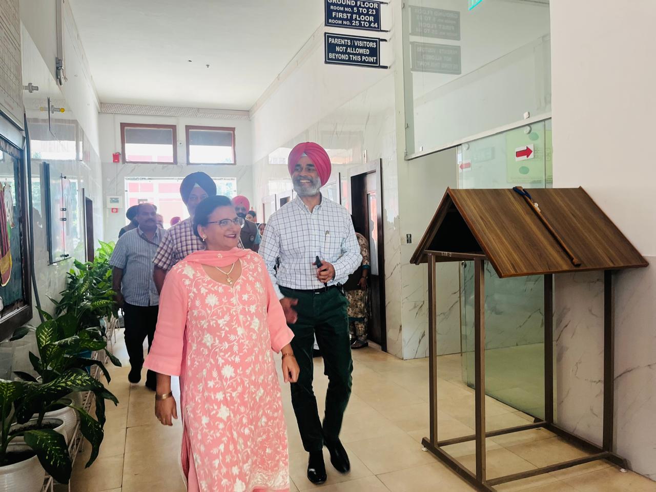 S. Gurbir Singh Brar during the Sikh Educational Society welcome ceremony