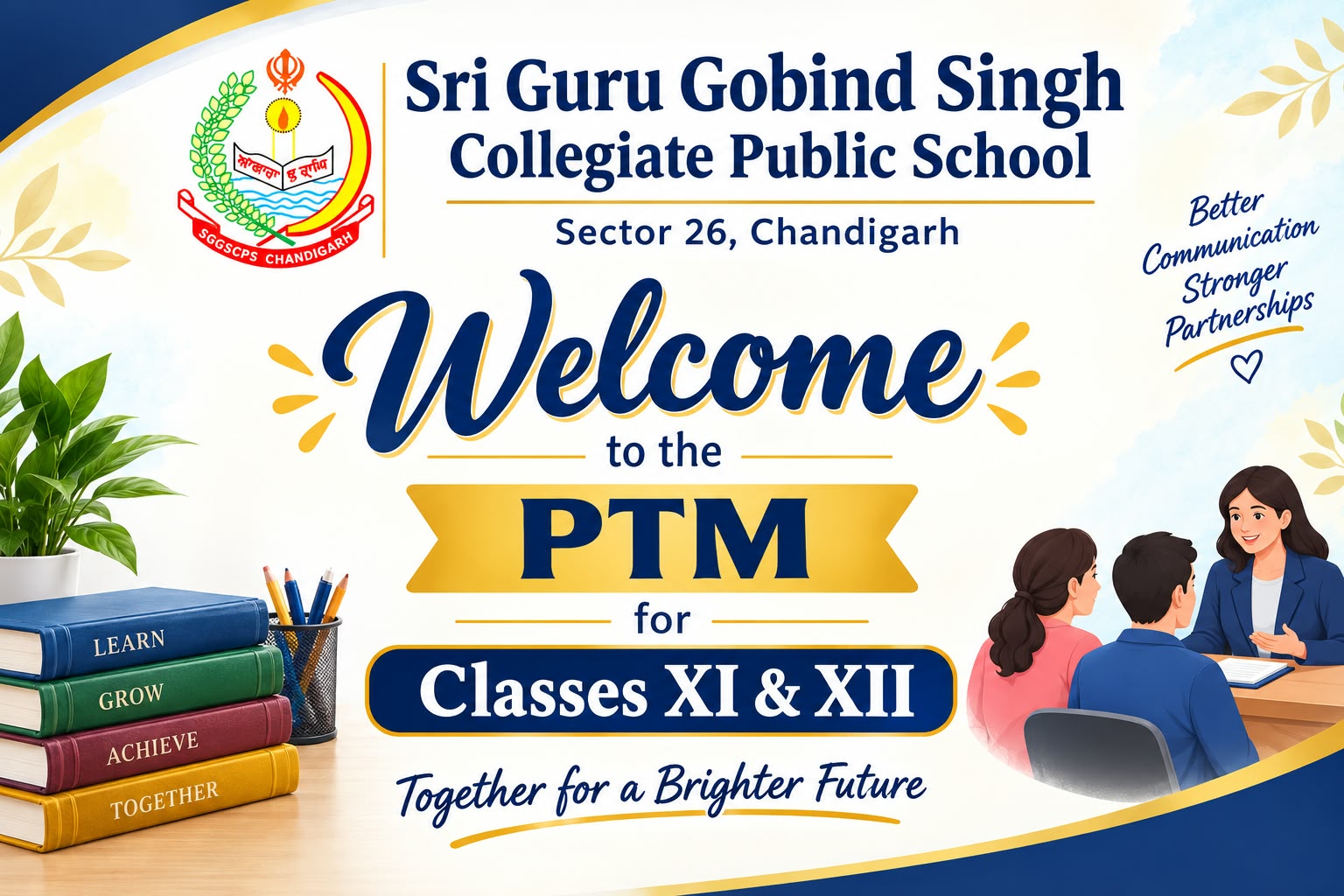 Parent-Teacher Meeting for Classes Plus One and Plus Two