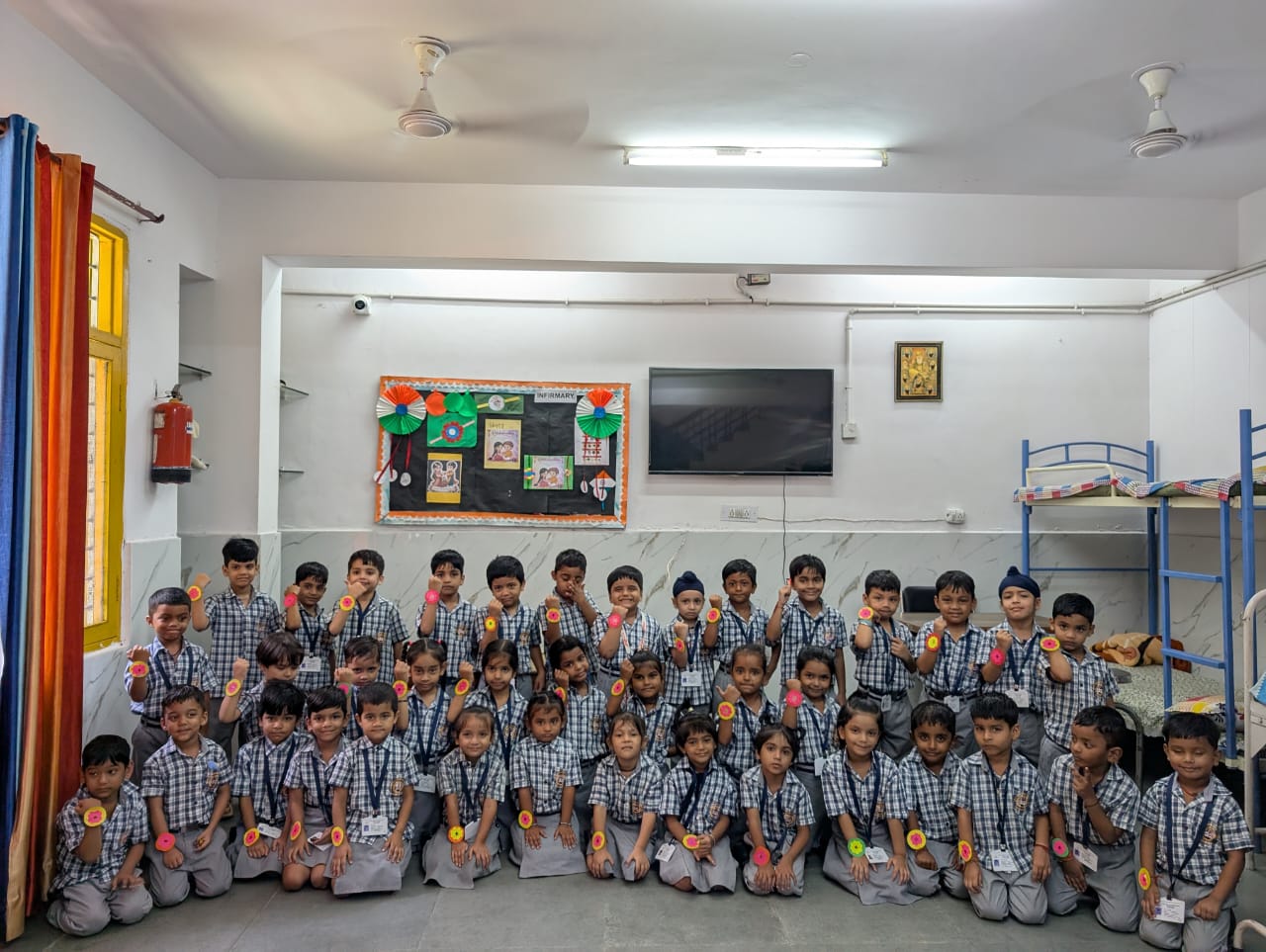 Sri Guru Gobind Singh Collegiate Public School celebrated the auspicious festival of Raksha Bandhan