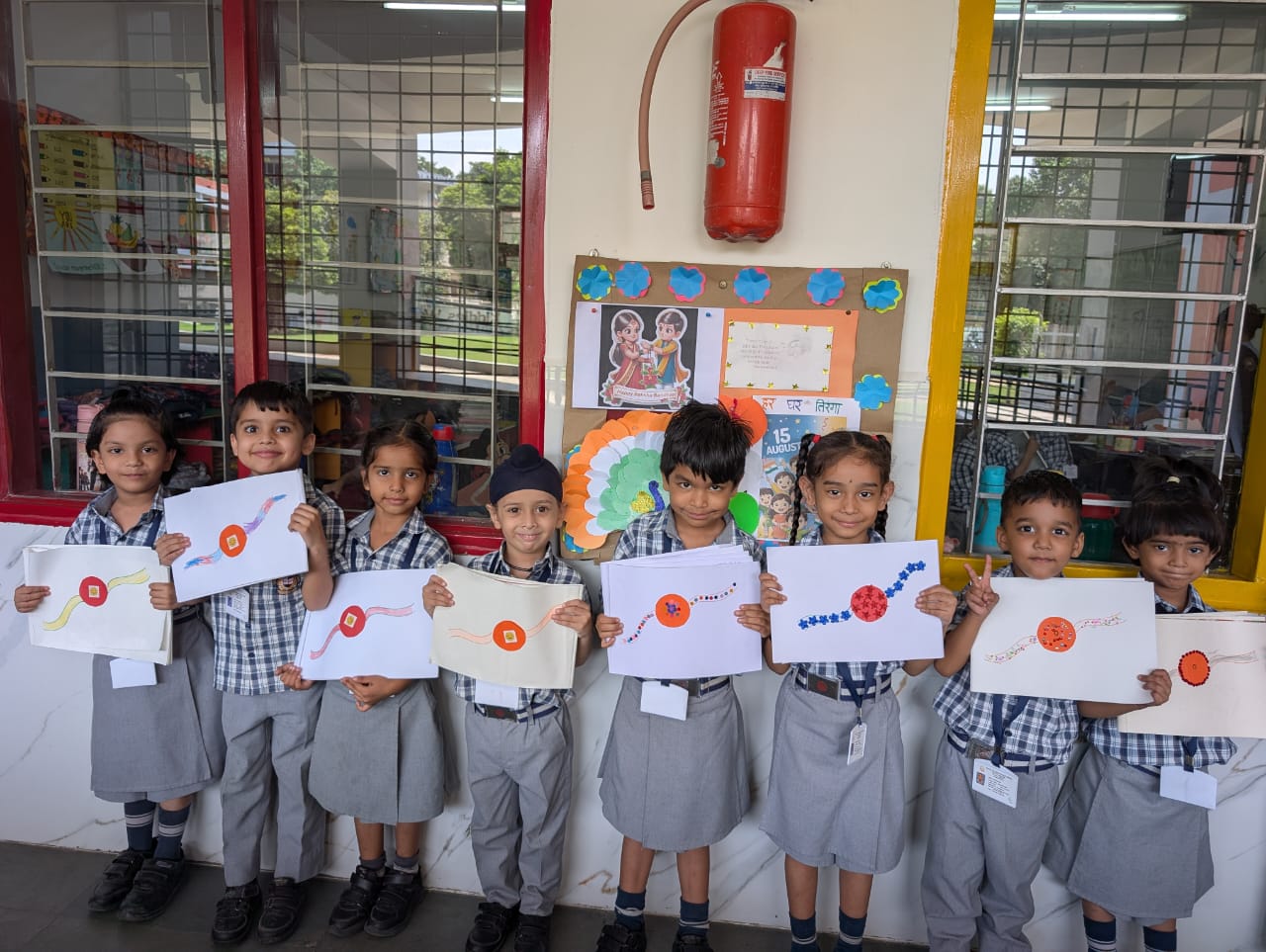 Sri Guru Gobind Singh Collegiate Public School celebrated the auspicious festival of Raksha Bandhan