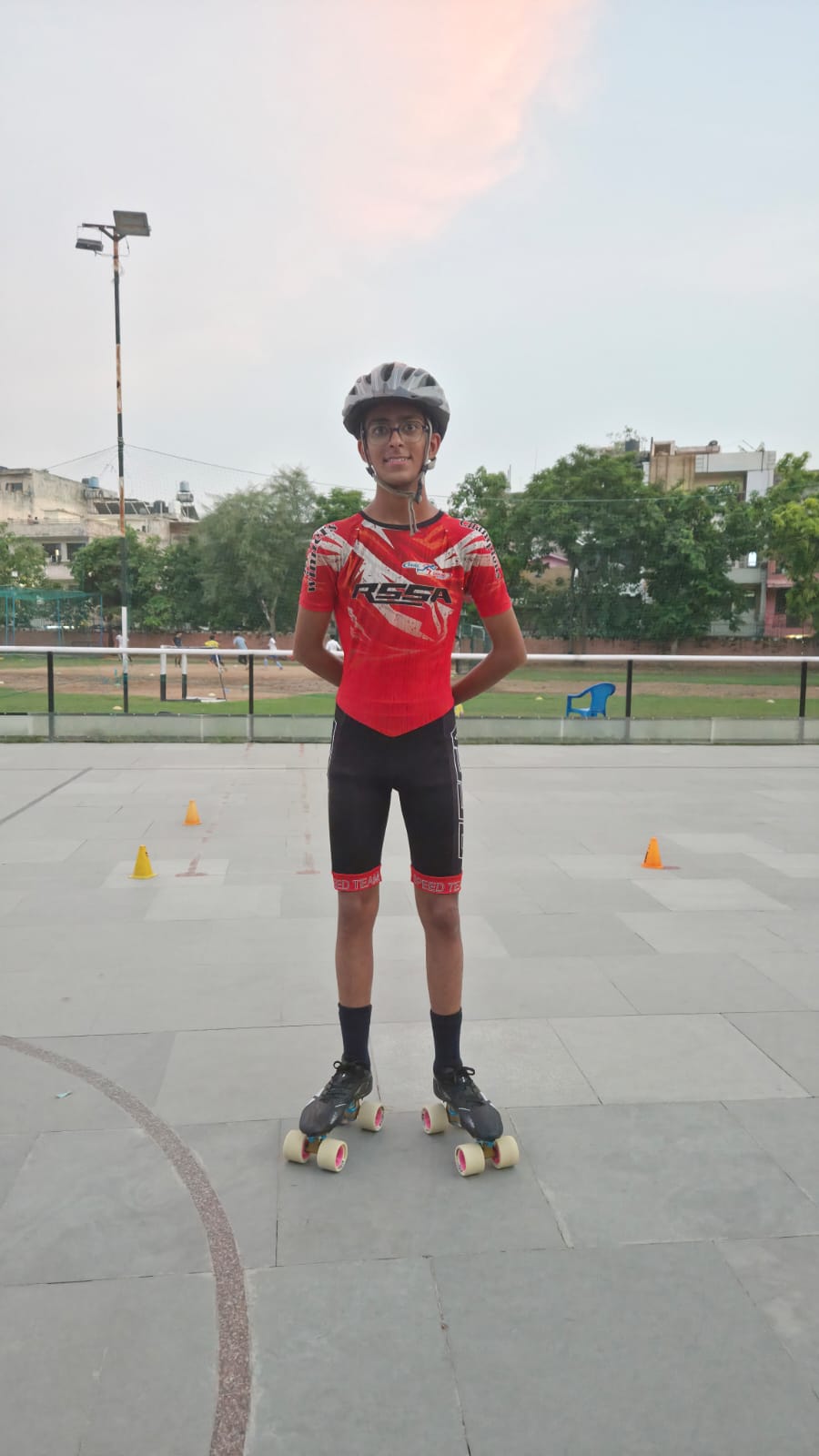 Saksham Class 11 Skating Achievement